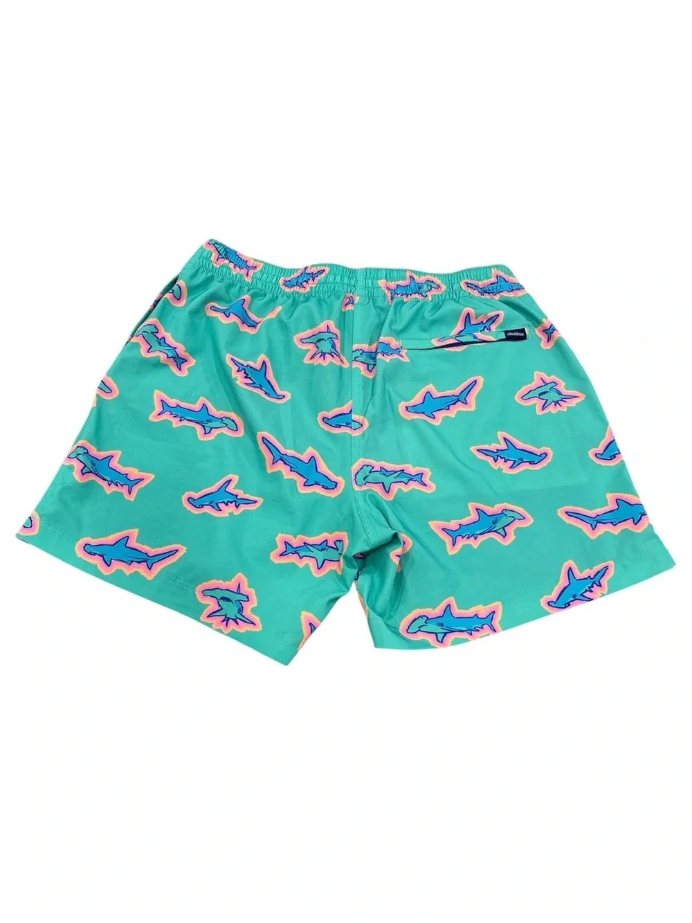 Chubbies Classic Swim Trunk The Apex Swimmers Teal Sharks